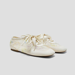 Healing Garden|Square-Toe Lace-Up Sneakerinas (Cristina)