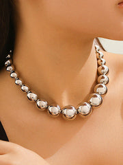 Beaded Solid Color Dainty Necklace Accessories + Earrings Accessories
