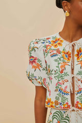 Off-White Delicate Forest Scarves Blouse
