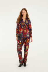 Multicolor Artsy Surreal Land Pants