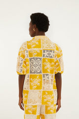 Lace Short Sleeve Shirt