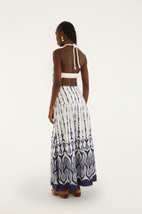 Off-White Fishes Flow Maxi Skirt
