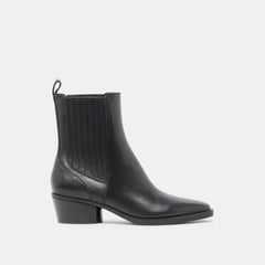 Faint H2O Booties Black Leather