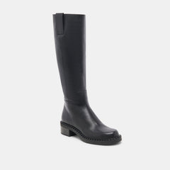 Glory H2O Wide Calf Boots Black Leather