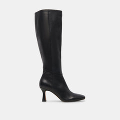 Gyra Extra Wide Calf Boots Black Leather