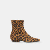 Joanie Booties Leopard Printed Suede