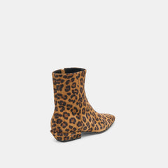Joanie Booties Leopard Printed Suede