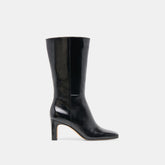 Riggs Wide Calf Boots Black Leather