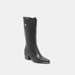 Vern Boots Black Leather
