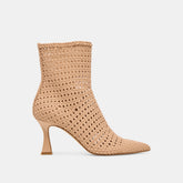 Embry Booties Lt Tan Woven Stella