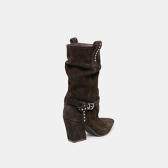 Morla Boots Dk Brown Suede