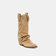 Rogue Boots Camel Suede