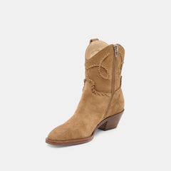 Rudo Boots Lt Brown Suede