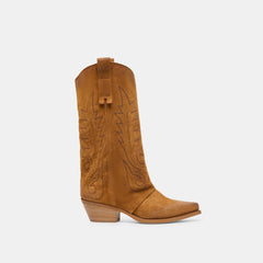 Sammy Boots Chestnut Suede