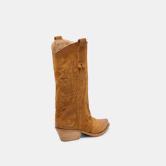 Sammy Boots Chestnut Suede