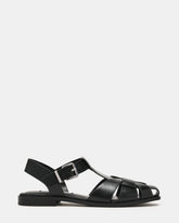 Fisk Black Leather