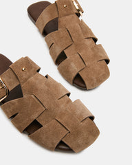 Halo Taupe Suede