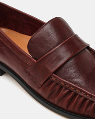 Ronie Mahogany Leather