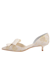 Cliff D'Orsay Kitten Heel Brocade
