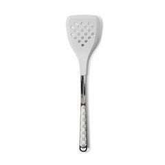 MacKenzie Childs: Sterling Check Slotted Spatula - B Social Boutique