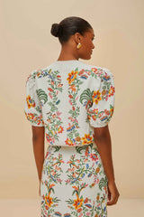 Off-White Delicate Forest Scarves Blouse