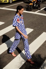 Blue Dream Checkered Pants