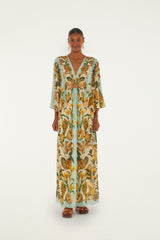 Sand Marine Garden Maxi Dress