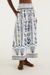 Off-White Flowers Arch  Maxi Skirt