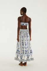 Off-White Flowers Arch  Maxi Skirt