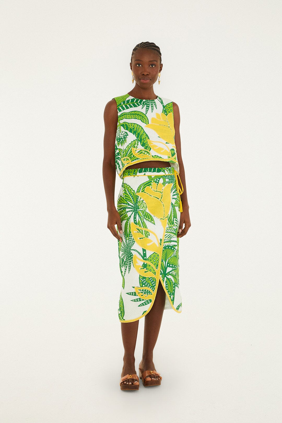 Off-White Amazon Graphic Midi Skirt
