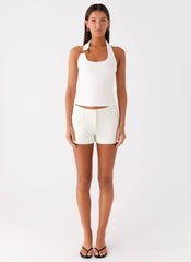 Oslo Mini Shorts - Ivory