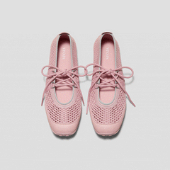 Square-Toe Hybrid Mesh Mary Janes (Cecily)