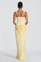 Cornelia Maxi Dress - Lemon