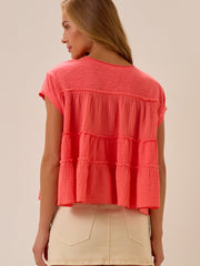 Mara Tiered Babydoll Top