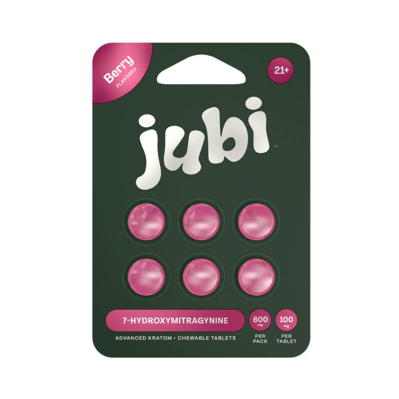 Jubi 7-Hydroxymitragynine Chewable Tablets 6ct 100mg Per Tablet