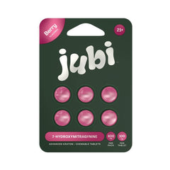 Jubi 7-Hydroxymitragynine Chewable Tablets 6ct 100mg Per Tablet