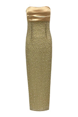 Lainey Pearls Beaded Maxi Dress