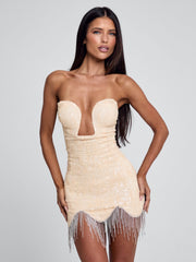 REMINA MINI DRESS IVORY