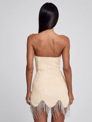 REMINA MINI DRESS IVORY
