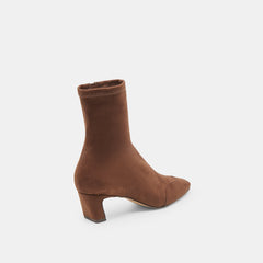 Anika Wide Boots Dk Brown Stella Suede