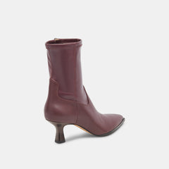 Arya Boots Wine Leather