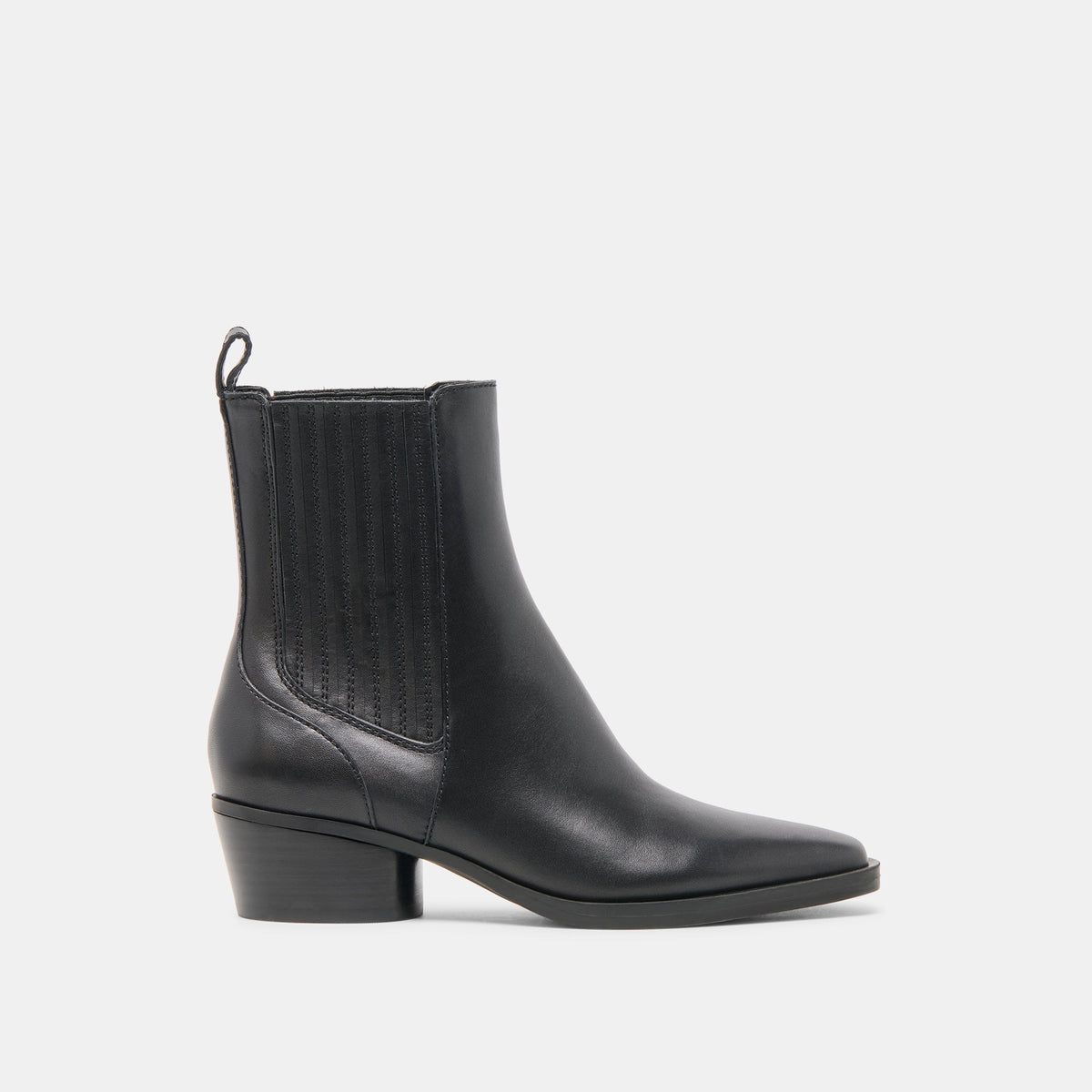 Faint H2O Booties Black Leather