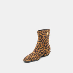 Joanie Booties Leopard Printed Suede