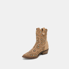 Oakly Booties Mushroom Suede