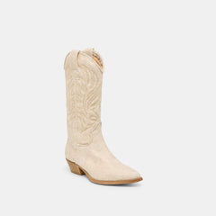 Tanner Boots Bone Fabric