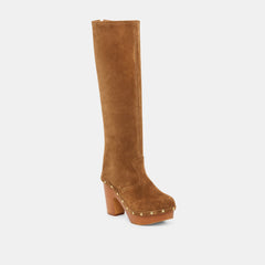 Jenny Boots Chestnut Suede
