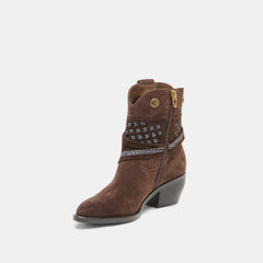 Mekala Boots Dk Brown Suede