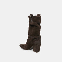 Morla Boots Dk Brown Suede