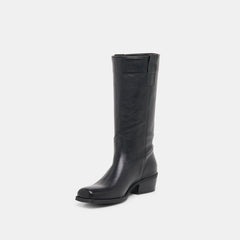 Romie Boots Black Leather