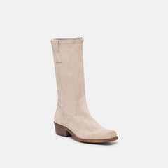 Romie Boots Lt Taupe Suede